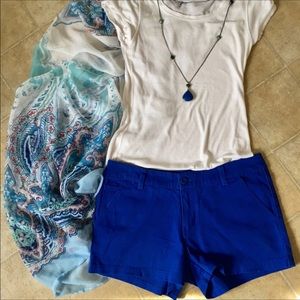 Beautiful blue shorts. Worn once